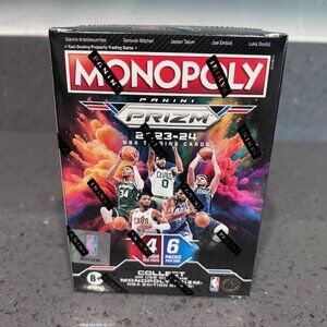 2023-24 Panini Prizm Monopoly Basketball Blaster Box Sealed Wemby RC Year NBA